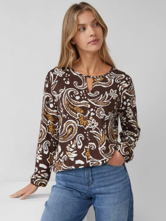 Foto van product Gedessineerd O-vormig T-shirt s.Oliver