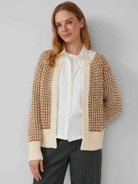 Foto van product Gedessineerd vest met raglanmouwen in een relaxte pasvorm s.Oliver