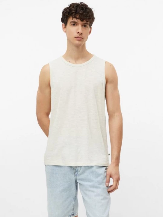 Foto van product Gemêleerde tanktop van katoenmix s.Oliver beżowy