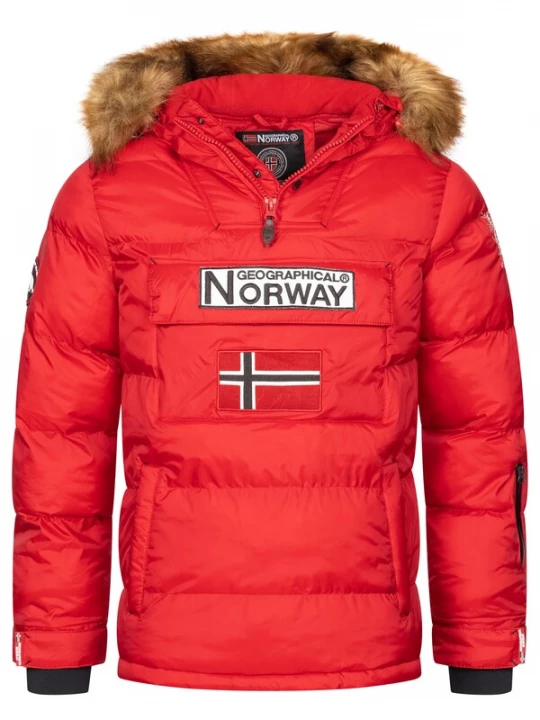 Foto van product GEOGRAPHICAL NORWAY Winterjas gemengde kleuren / rood