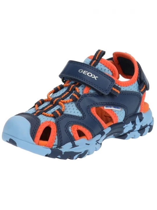 Foto van product GEOX Open schoenen blauw / lichtblauw / oranje