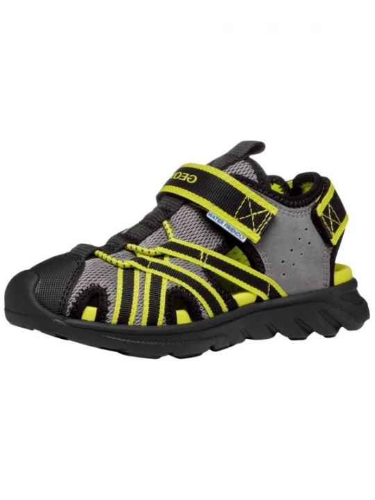 Foto van product GEOX Open schoenen neongeel / grijs / zwart