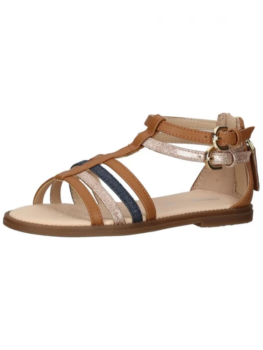 Foto van product GEOX Sandalen 'Karly' navy / cognac / rose-goud