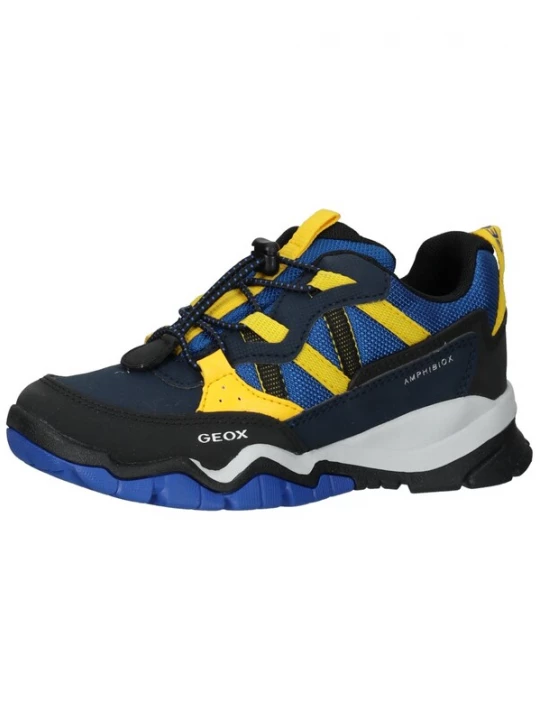 Foto van product GEOX Sneakers blauw / geel / zwart / wit