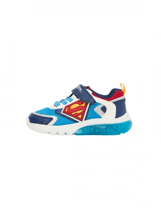 Foto van product GEOX Sneakers 'CIBERDRON' azuur / donkerblauw / donkergeel / rood