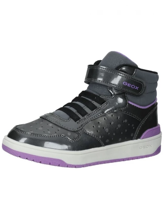 Foto van product GEOX Sneakers grijs / lila / zwart / wit