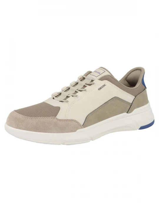Foto van product GEOX Sneakers laag 'Plus A' beige / blauw / lichtbruin