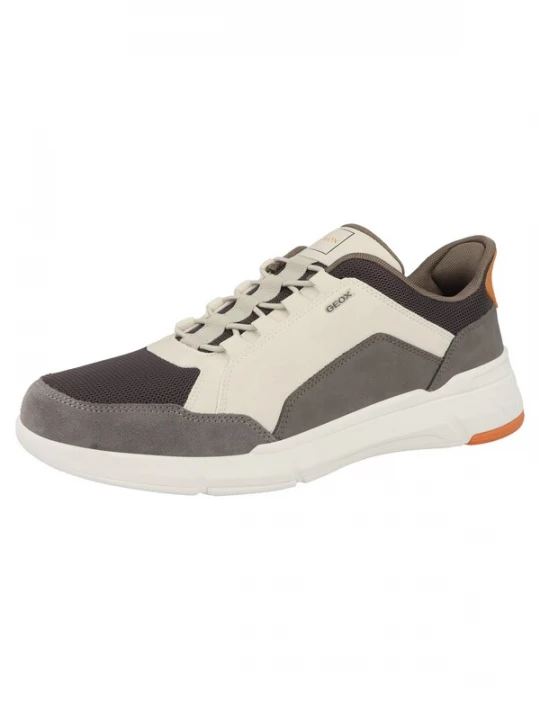 Foto van product GEOX Sneakers laag 'Plus A' beige / grijs / antraciet / oranje