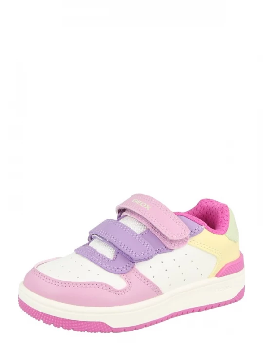 Foto van product GEOX Sneakers lichtgeel / lavendel / rosa / wit