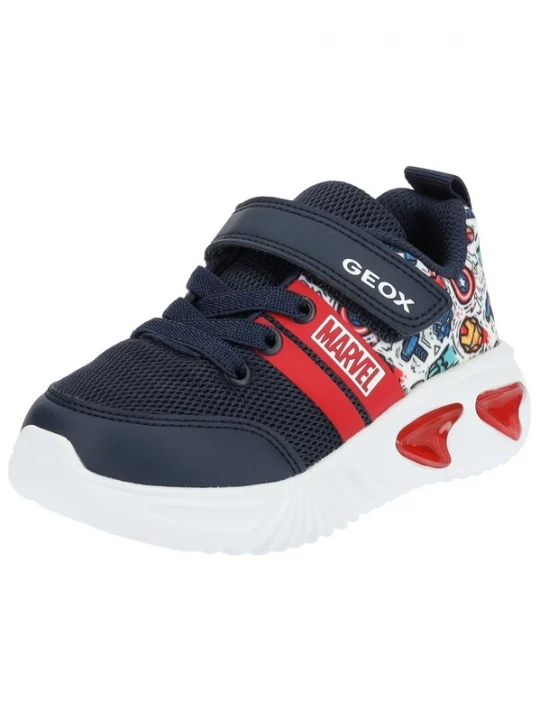 Foto van product GEOX Sneakers navy / geel / bloedrood / wit
