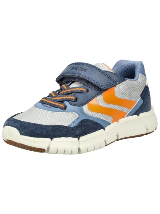 Foto van product GEOX Sneakers navy / lichtblauw / lichtgrijs / oranje