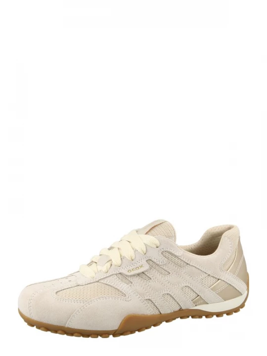 Foto van product GEOX Veterschoen 'Snake Original' beige / goud
