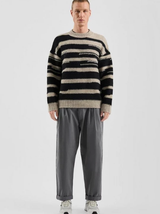 Foto van product Geplooide broek QS grijs