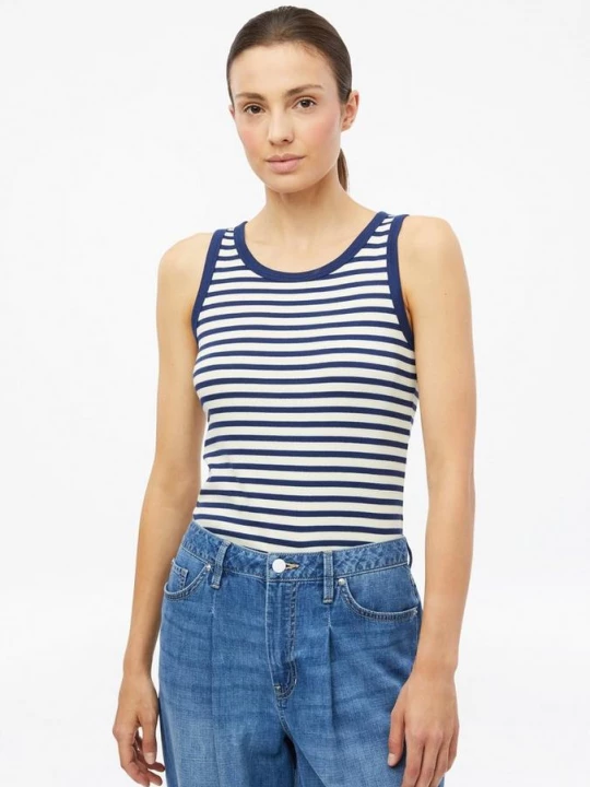 Foto van product Geribbeld tanktopje met slanke pasvorm s.Oliver