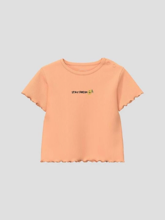 Foto van product Geribd T-shirt met print s.Oliver