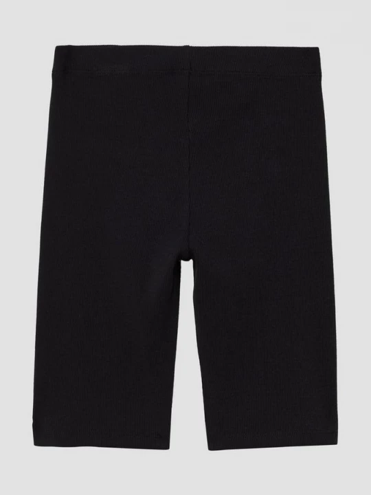 Foto van product Geribde fietsbroek met elastische band s.Oliver zwart