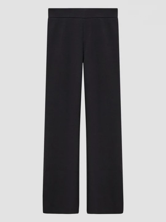 Foto van product Geribde legging met uitlopende pijpen s.Oliver zwart