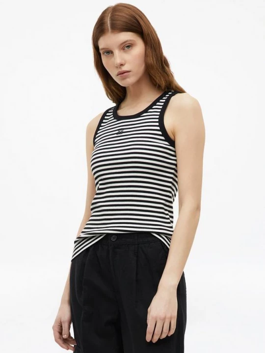Foto van product Geribde slim fit top met borduursel s.Oliver
