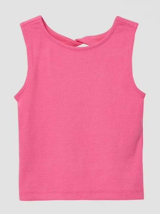 Foto van product Geribde top met cut-out aan de achterkant s.Oliver roze