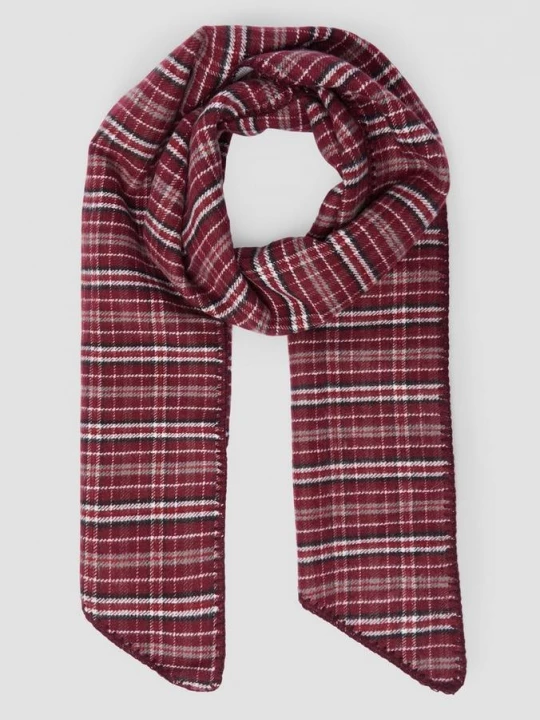 Foto van product Geruit doek van double face stof met artwork s.Oliver rood