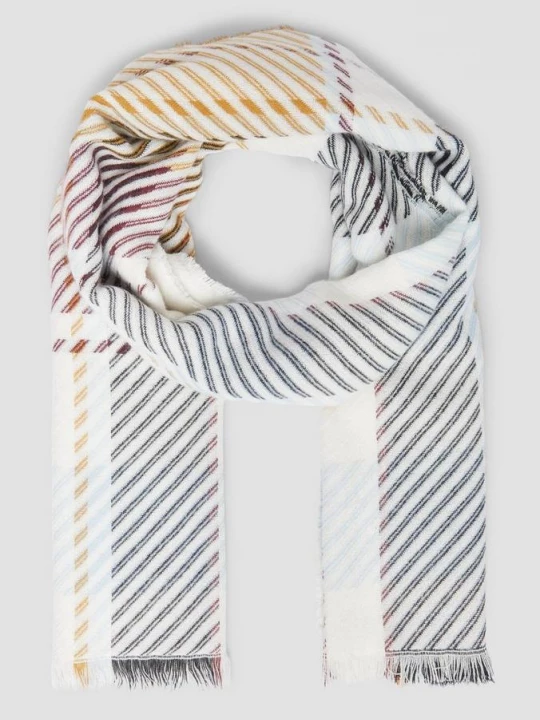 Foto van product Geruit doek van twill met artwork s.Oliver
