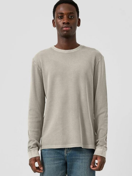 Foto van product Geruwde jersey lange mouw QS beżowy