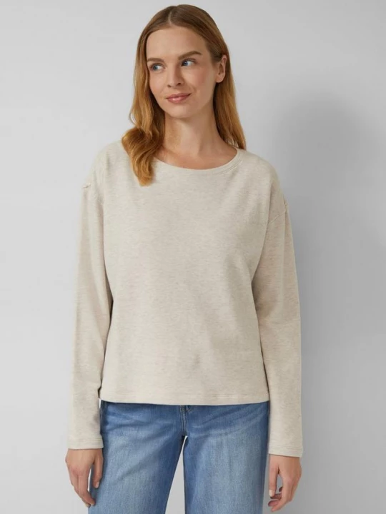 Foto van product Gesneden sweatshirt met naaddetails s.Oliver beżowy