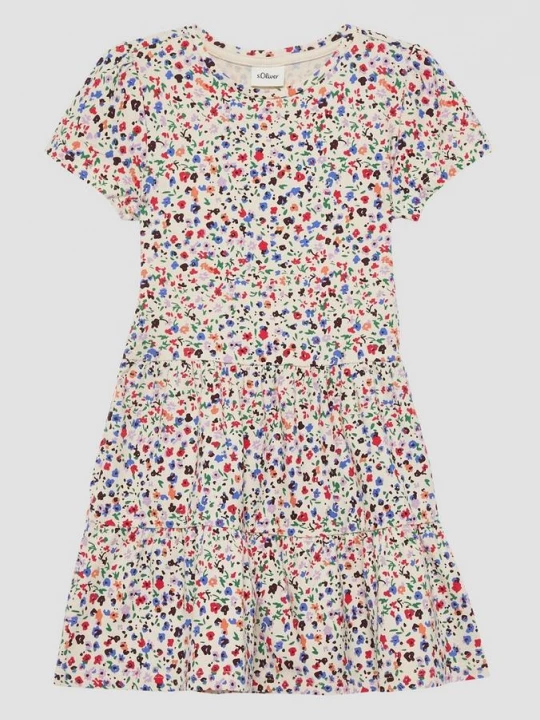 Foto van product Gespreide jurk met all-over print s.Oliver