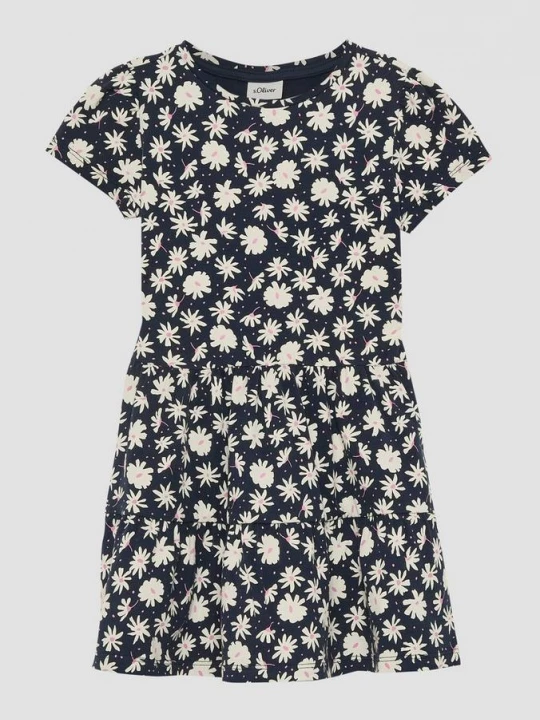 Foto van product Gespreide jurk met all-over print s.Oliver