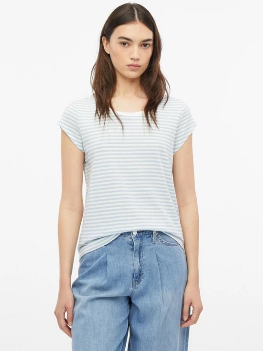 Foto van product Gestreept katoenen shirt met ronde hals s.Oliver