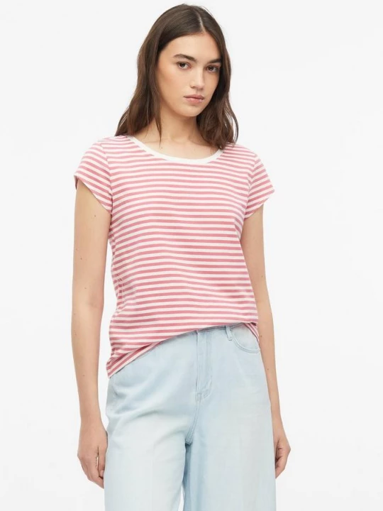 Foto van product Gestreept katoenen shirt met ronde hals s.Oliver