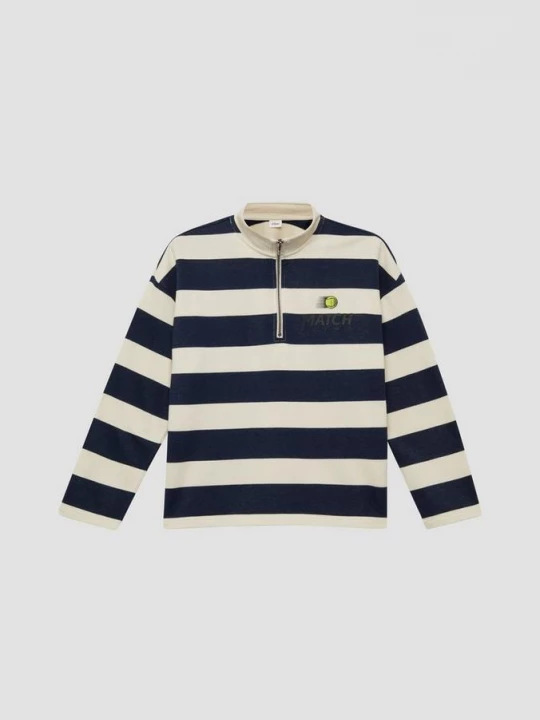 Foto van product Gestreept oversized sweatshirt met prints s.Oliver