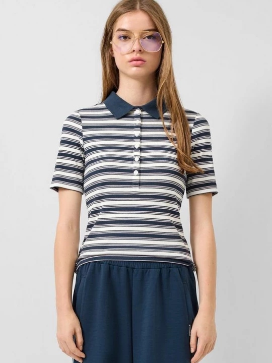 Foto van product Gestreept poloshirt QS