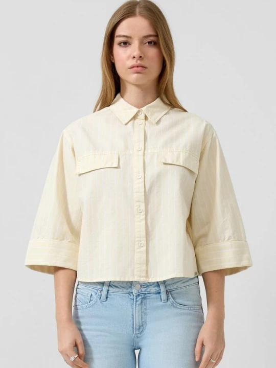Foto van product Gestreepte blouse QS geel