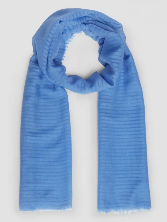Foto van product Gestreepte geweven sjaal met franjes s.Oliver blauw
