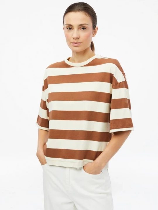 Foto van product Gestreepte T-shirt met boxy pasvorm s.Oliver