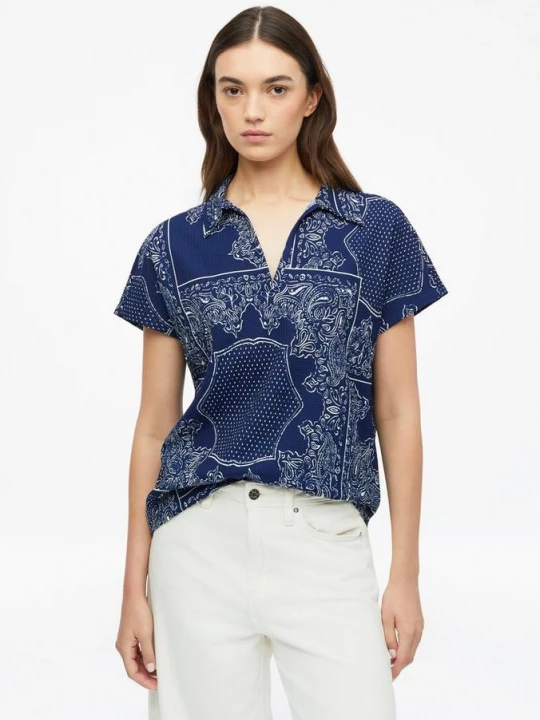 Foto van product Gestructureerd jersey-poloshirt s.Oliver blauw