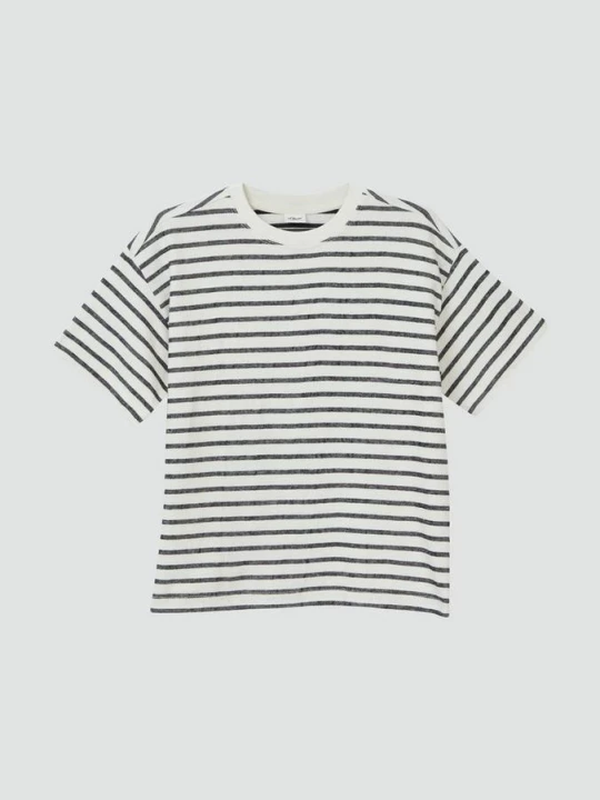 Foto van product Gestructureerd oversized T-shirt met strepen s.Oliver