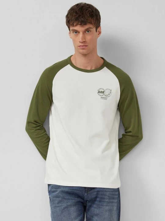 Foto van product Gestructureerd raglan shirt met lange mouwen van zware jersey s.Oliver