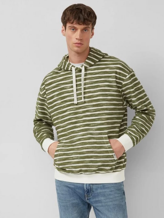 Foto van product Gestructureerd sweatshirt met capuchon in een moderne pasvorm s.Oliver