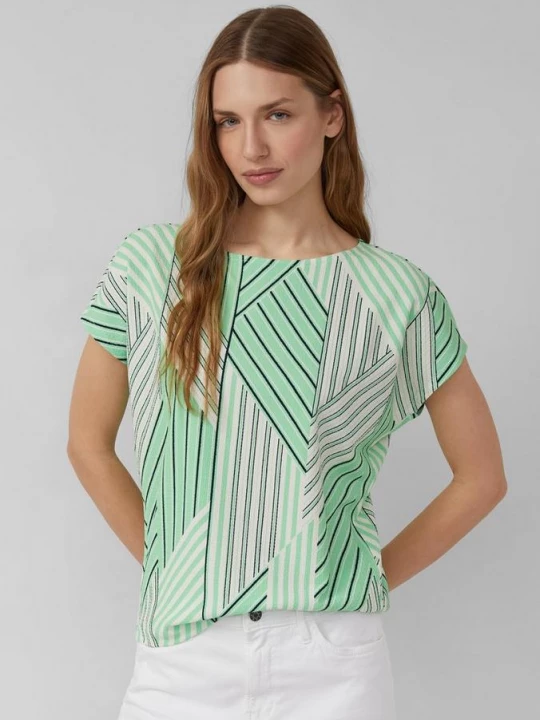 Foto van product Gestructureerd T-shirt met all-over print s.Oliver