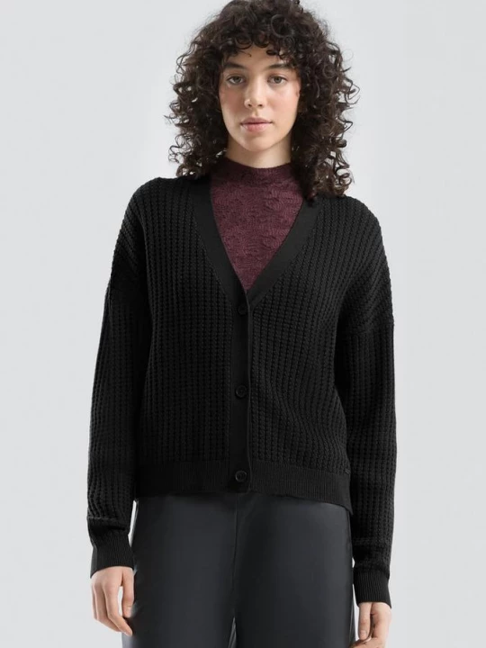 Foto van product Gestructureerd vest QS zwart