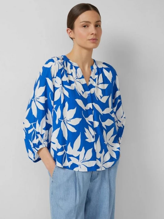 Foto van product Gestructureerde blouse met wijde mouwen s.Oliver