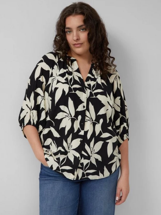 Foto van product Gestructureerde blouse met wijde mouwen s.Oliver