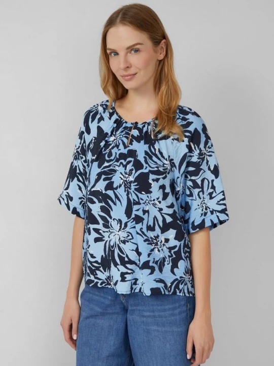 Foto van product Gestructureerde blouse van viscosemix met rimpels s.Oliver
