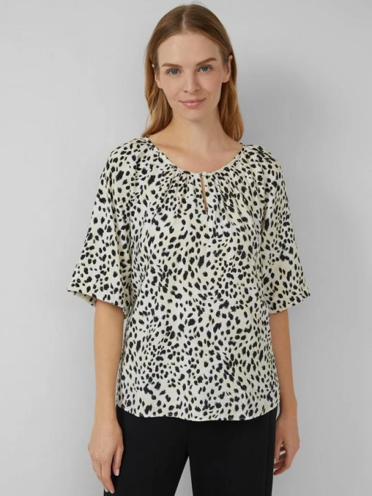 Foto van product Gestructureerde blouse van viscosemix met rimpels s.Oliver