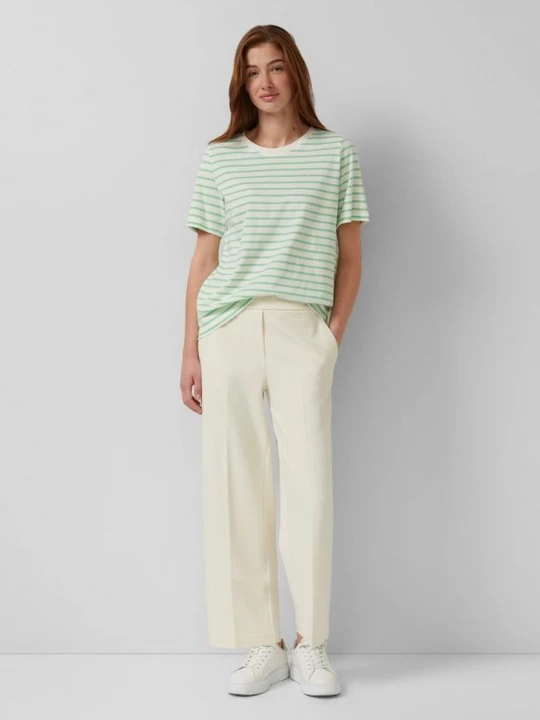 Foto van product Gestructureerde broek met elastische tailleband s.Oliver beżowy