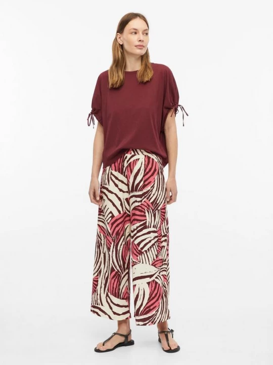 Foto van product Gestructureerde culottes met plooien en elastische tailleband s.Oliver
