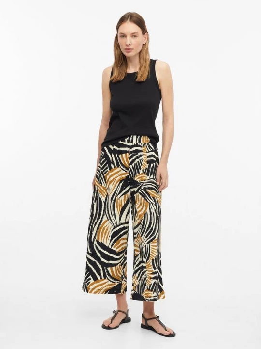 Foto van product Gestructureerde culottes met plooien en elastische tailleband s.Oliver