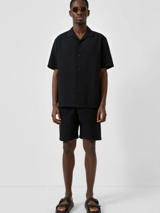 Foto van product Gestructureerde joggershorts QS zwart